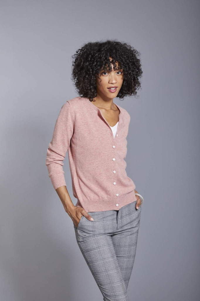 Invisible World Womens Cardigan Womens Button Up Pure Cashmere Little Cardigan